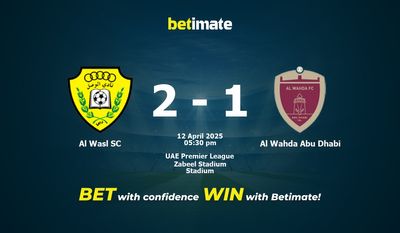Al Wasl SC vs Al Wahda Abu Dhabi Förutsägelse, odds och speltips 2025-04-12