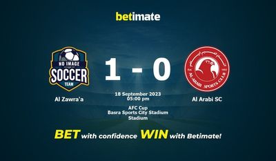 Al Zawra'a vs Al Arabi SC förutsägelse, odds och speltips 2023-09-18