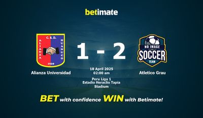 Alianza Universidad vs Atletico Grau Förutsägelse, odds och speltips 2025-04-18