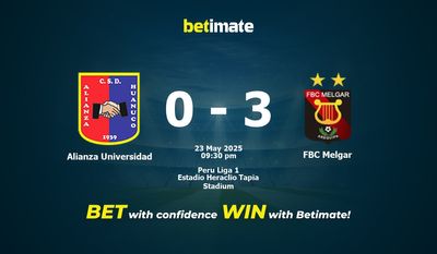 Alianza Universidad vs FBC Melgar förutsägelse, odds och bettingtips 2025-05-23