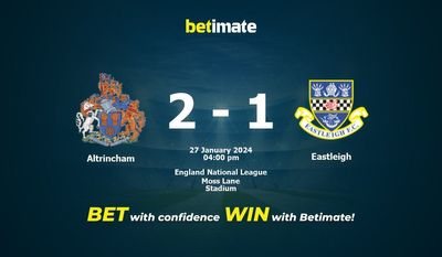 Altrincham vs Eastleigh förutsägelse, odds och speltips 2024-01-27