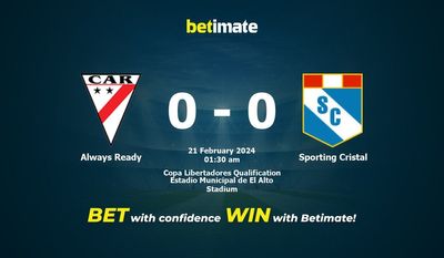 Alltid redo vs Sporting Cristal förutsägelse, odds och bettingtips 2024-02-21