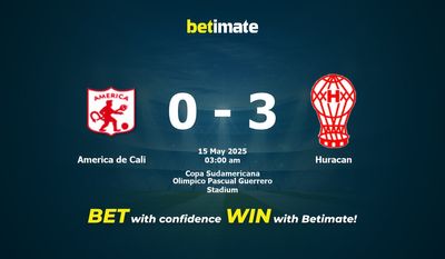 America de Cali vs Huracan Förutsägelse, odds och speltips 15/05/2025