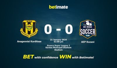 Anagennisi Karditsas vs AEP Kozani förutsägelse, odds och vadslagning 2024-01-21