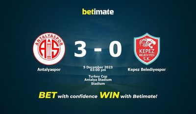 Antalyaspor vs Kepez Belediyespor Förutsägelse, odds och speltips 2023-05-12