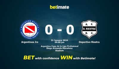 Argentinos Jrs vs Deportivo Riestra Förutsägelse, odds och speltips 2024-01-31