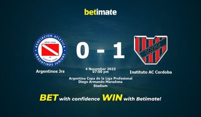Argentinos Jrs vs Instituto AC Cordoba Förutsägelse, odds och vadslagning 2023-11-04