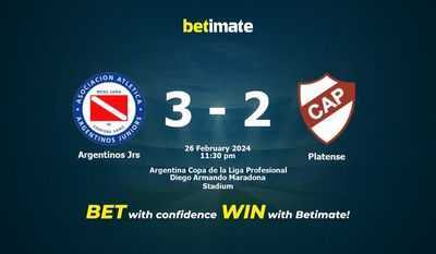 Argentinos Jrs vs Platense förutsägelse, odds och speltips 2024-02-26