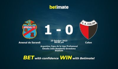 Arsenal de Sarandi vs Colon Prediction, Odds & Betting Tips 2023-10-25