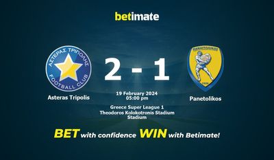 Asteras Tripolis vs Panetolikos Förutsägelse, odds och speltips 2024-02-19