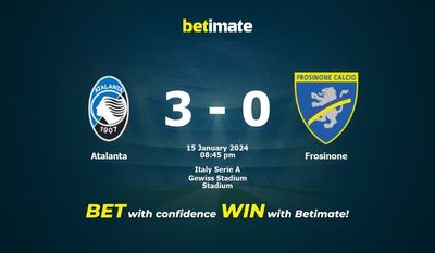Atalanta vs Frosinone förutsägelse, odds och vadslagning 2024-01-15
