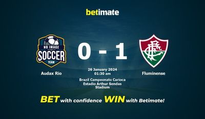Audax Rio vs Fluminense förutsägelse, odds och speltips 2024-01-26