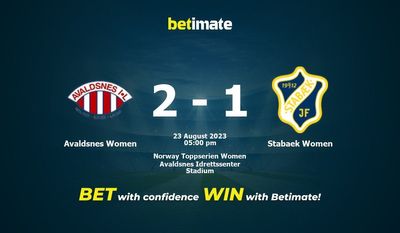 Avaldsnes Women vs Stabaek Women Förutsägelse, odds och speltips 2023-08-23