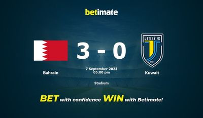 Bahrain vs Kuwait Förutsägelse, odds och speltips 2023-07-09