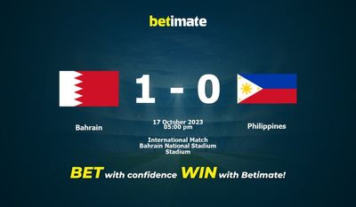 Bahrain vs Filippinerna Förutsägelse, odds och vadslagning 2023-10-17