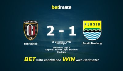 Bali United vs Persib Bandung Prognos, odds & Speltips 2023-12-18