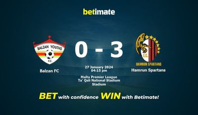 Balzan FC vs Hamrun Spartans Förutsägelse, odds och speltips 2024-01-27