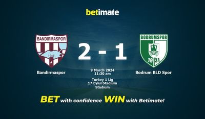 Bandirmaspor vs Bodrum BLD Spor förutsägelse, odds och speltips 2024-09-03