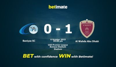 Baniyas SC vs Al Wahda Abu Dhabi Förutsägelse, odds och speltips 2023-06-10