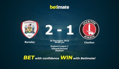 Barnsley vs Charlton Förutsägelse, odds och vadslagning 2023-12-16