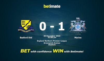 Basford Utd vs Marine Prediction, Odds & Betting Tips 2023-12-30