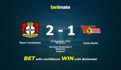 Bayer Leverkusen vs Union Berlin Förutsägelse, odds och speltips 2023-12-11