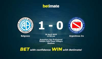 Belgrano vs Argentinos Jrs förutsägelse, odds och speltips 2025-04-26