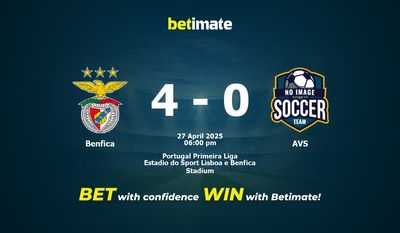 Benfica vs AVS-förutsägelse, odds och bettingtips 2025-04-27