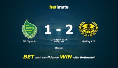 BK Olympic vs Mjallby AIF förutsägelse, odds och speltips 2023-08-23