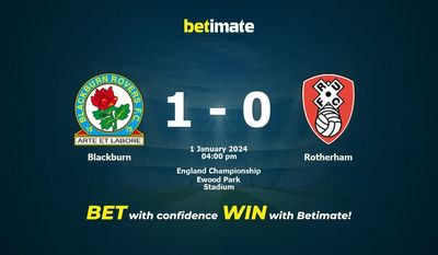 Blackburn vs Rotherham Förutsägelse, odds och speltips 2024-01-01