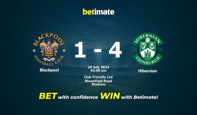 Blackpool vs Hibernian förutsägelse, odds och speltips 2023-07-29