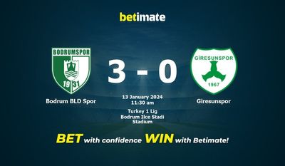 Bodrum BLD Spor vs Giresunspor förutsägelse, odds och speltips 2024-01-13