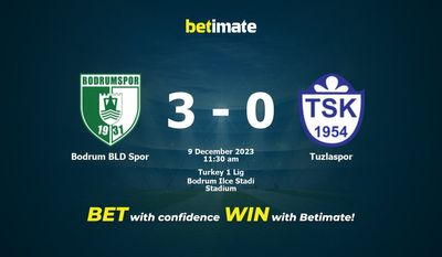 Bodrum BLD Spor vs Tuzlaspor förutsägelse, odds och speltips 2023-09-12