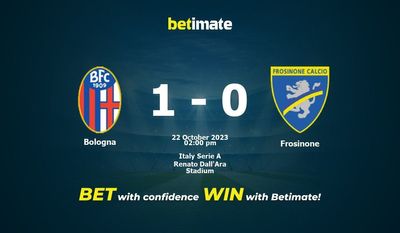 Bologna vs Frosinone förutsägelse, odds och speltips 2023-10-22