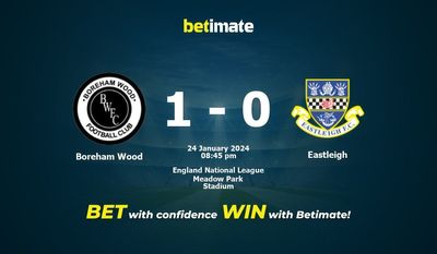 Boreham Wood vs Eastleigh Förutsägelse, odds och speltips 2024-01-24