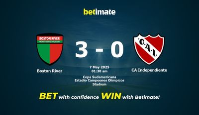 Boston River vs CA Independiente Förutsägelse, odds och speltips 05/07/2025