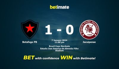 Botafogo PB vs Jacuipense förutsägelse, odds och vadslagning 2024-07-01