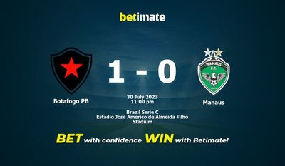 Botafogo PB vs Manaus förutsägelse, odds och speltips 2023-07-30