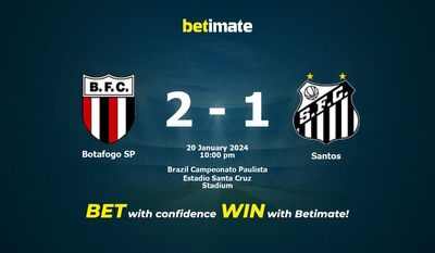 Botafogo SP vs Santos förutsägelse, odds och speltips 2024-01-20