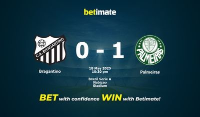 Bragantino vs Palmeiras förutsägelse, odds och speltips 2025-05-18