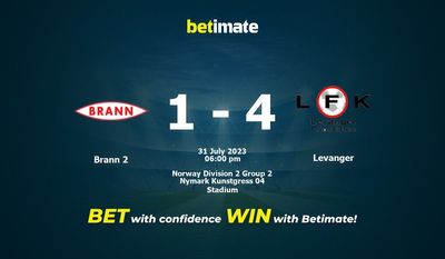 Brann 2 vs Levanger förutsägelse, odds och speltips 2023-07-31