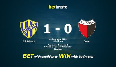 CA Atlanta vs Colon Prediction, Odds & Betting Tips 02/11/2024