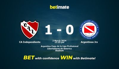 CA Independiente vs Argentinos Jrs förutsägelse, odds och speltips 2024-02-03