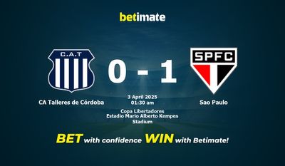 CA Talleres de Córdoba vs Sao Paulo Förutsägelse, odds och speltips 2025-03-04