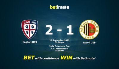 Cagliari U19 vs Ascoli U19 Förutsägelse, odds och speltips 2023-09-27