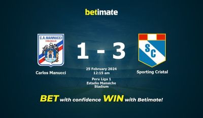 Carlos Manucci vs Sporting Cristal Förutsägelse, odds och speltips 2024-02-24