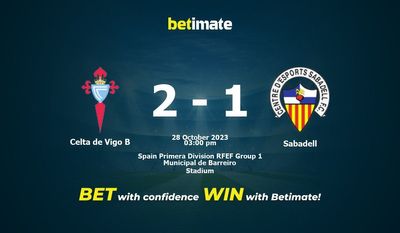 Celta de Vigo B vs Sabadell Förutsägelse, odds och speltips 2023-10-28