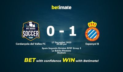 Cerdanyola del Valles FC vs Espanyol B Prognos, odds & Speltips 2023-12-17