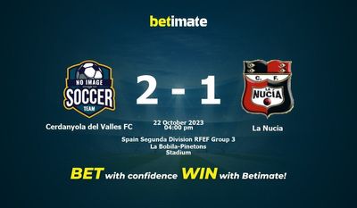 Cerdanyola del Valles FC vs La Nucia Förutsägelse, odds och speltips 2023-10-22