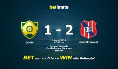 Cerrito vs Central Espanol Förutsägelse, odds och speltips 2025-04-20